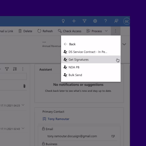 get signatures and sign with ease