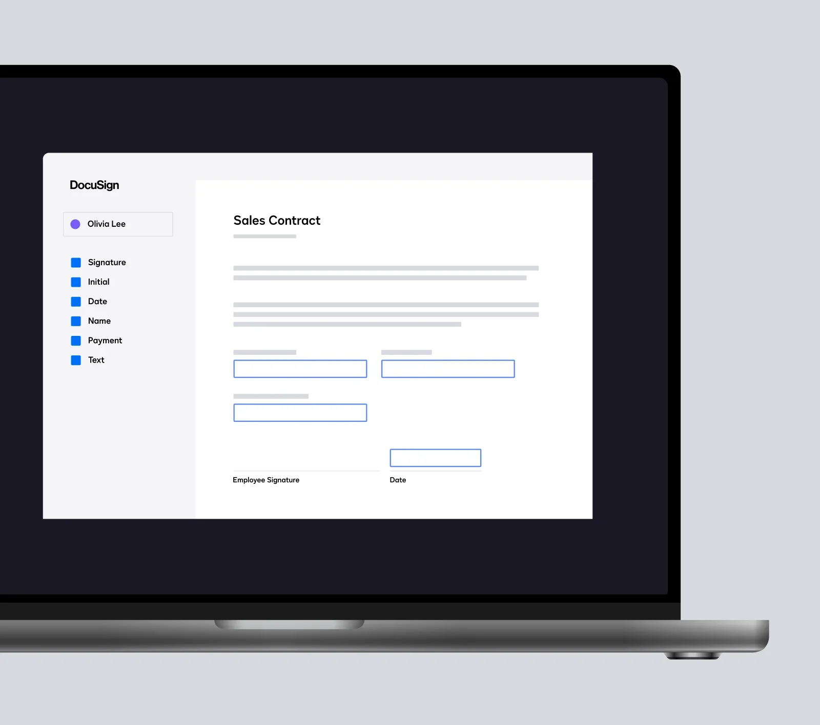 DocuSign product screenshot