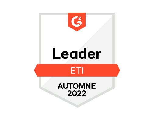 G2 badge Leader ETI Automne 2022