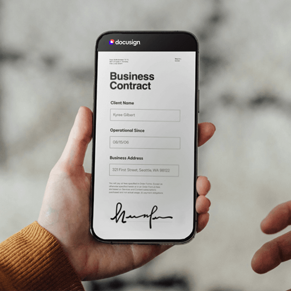 Free Document Signing App | Docusign's Electronic Signature App