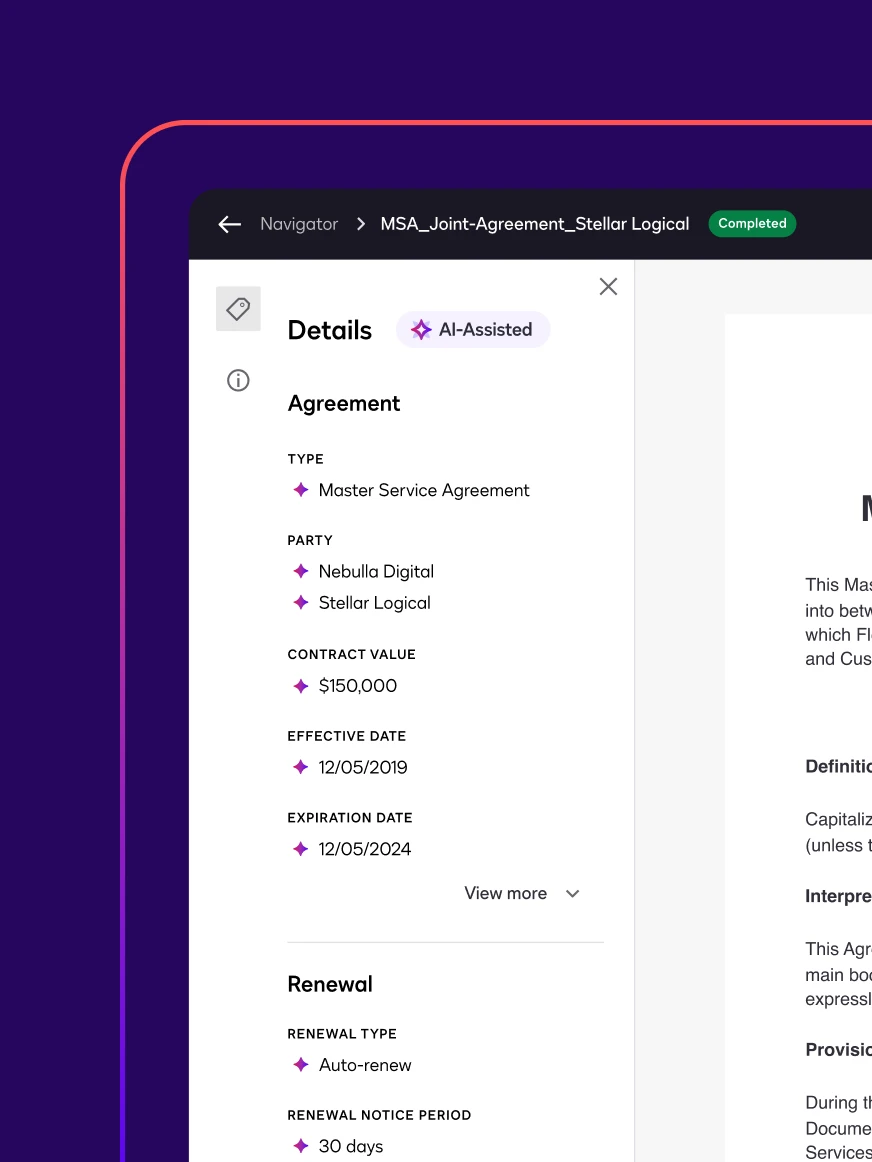 Boost productivity organization wide with AI-assisted Navigator.