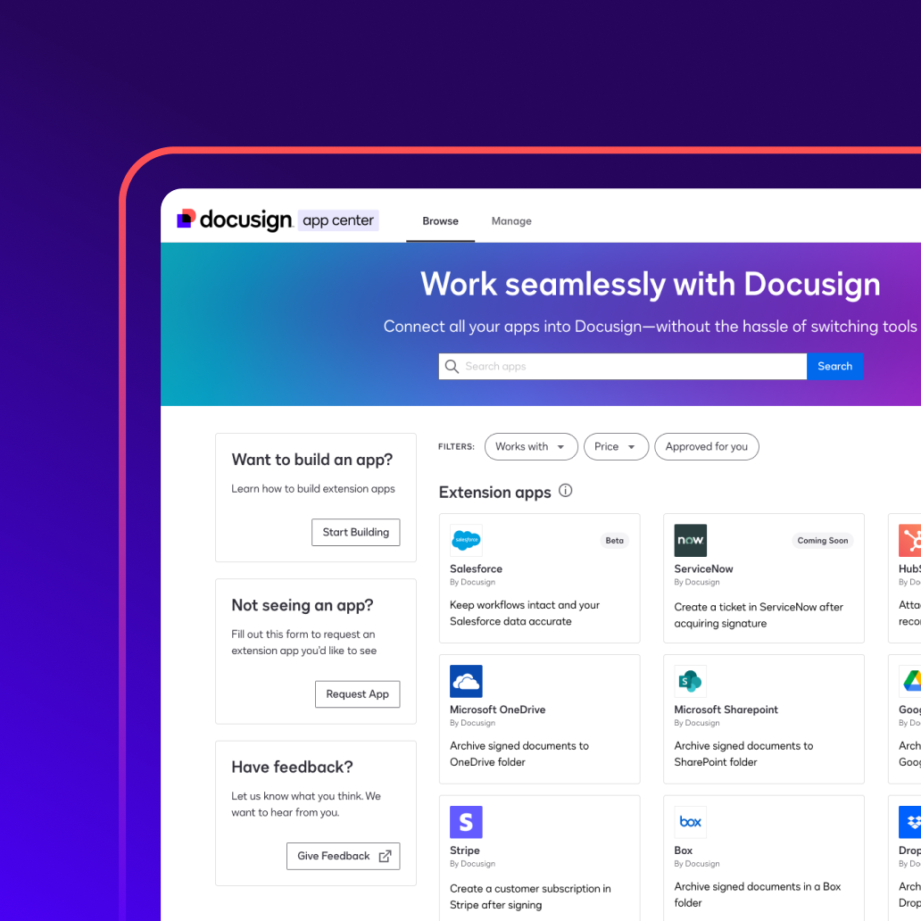 Docusign App Center | Docusign