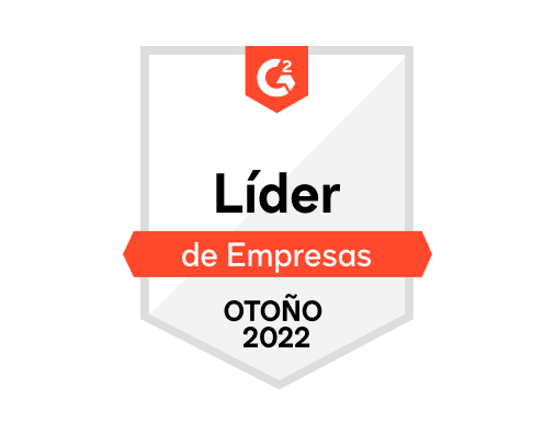 Insignia G2 de Líder para Empresas en otoño de 2022