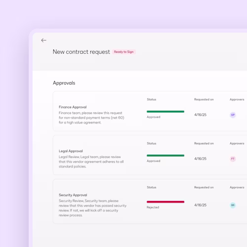 Docusign UI Agreement Desk centralize negotiation and approvals