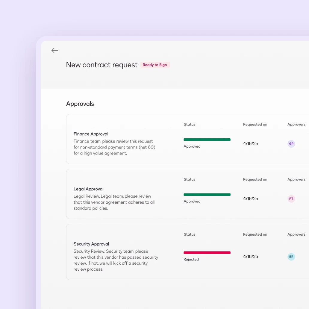 Docusign UI Agreement Desk centralize negotiation and approvals