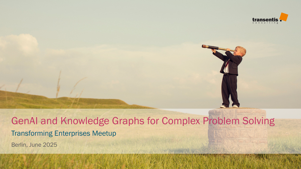 Using AI and Knowledge Graphs for Complex Problem Solving