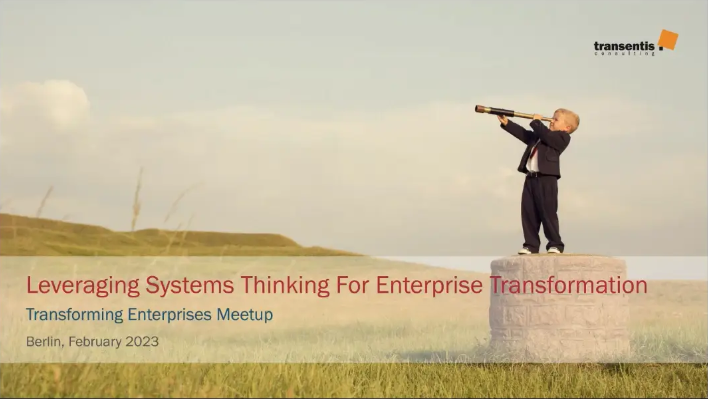 Leveraging Systems Thinking For Enterprise Transformation (PDF)