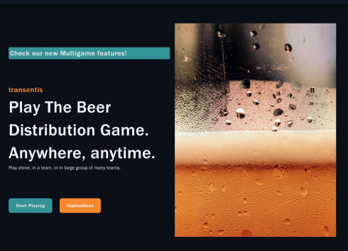Play Our New Beer Distribution Game