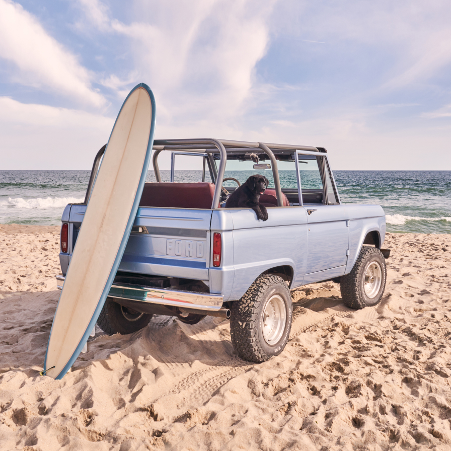 Ford Bronco Coral T-Shirt – Bronco by Ford Beach Scene