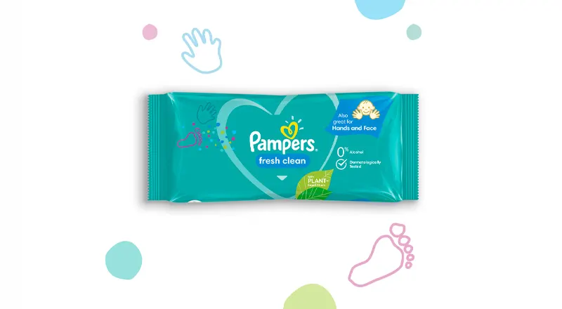 Pampers fresh clean