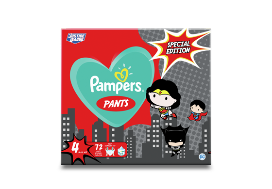 Pampers® Pants™ με super ήρωες της DC