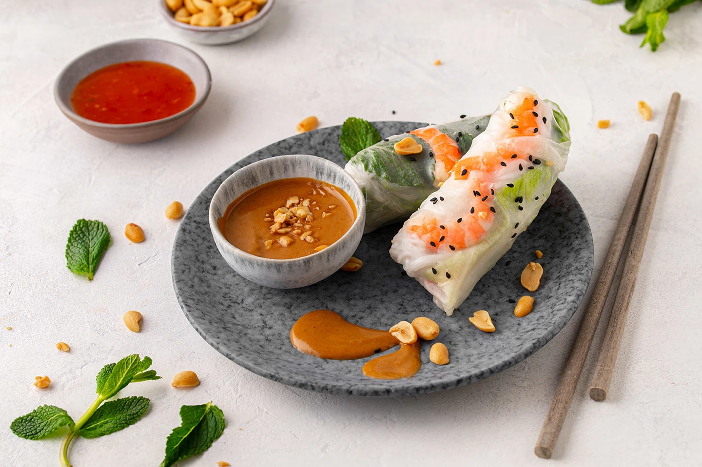 Shrimp Rice Paper Rolls