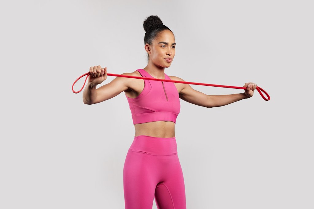 Britany Williams resistance band pull apart