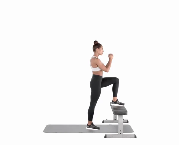 Exercise: Alternating Bench Jump - Kelsey Wells