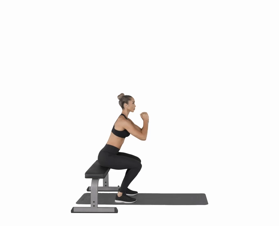 Sit Squat to Jump Squat - Sweat