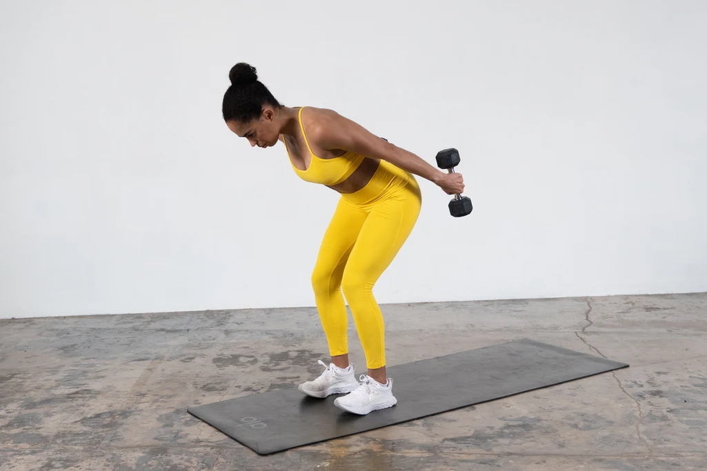Britany Williams dumbbell tricep kickback