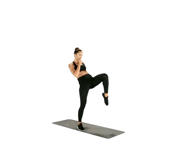 Exercise: Alternating Squat & Knee - Chontel Duncan