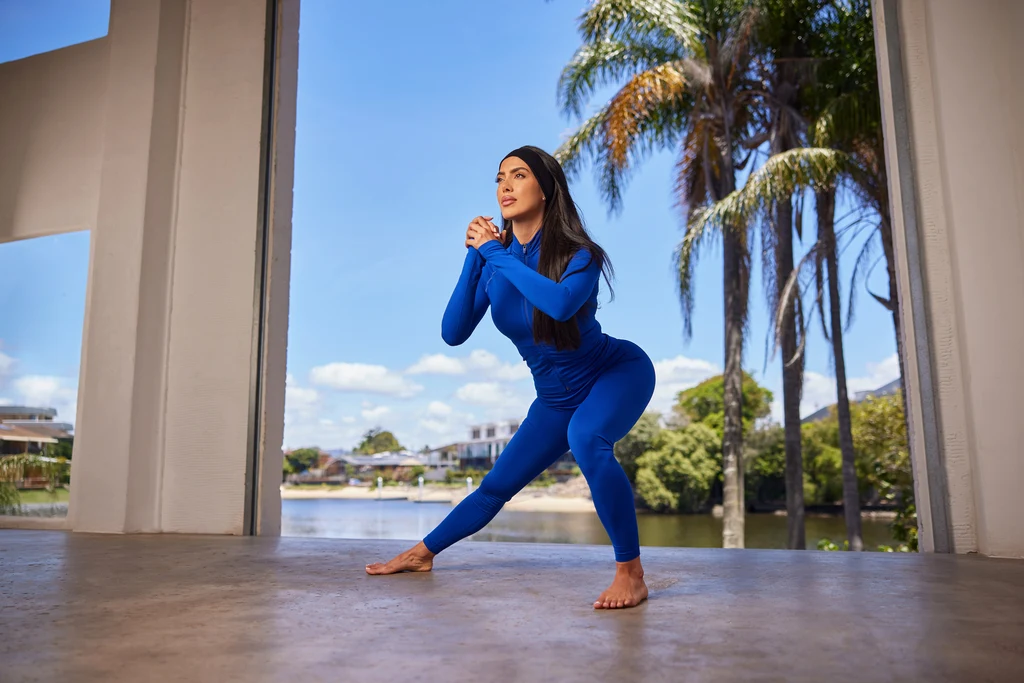 Ruba Lateral Lunge Blue Set