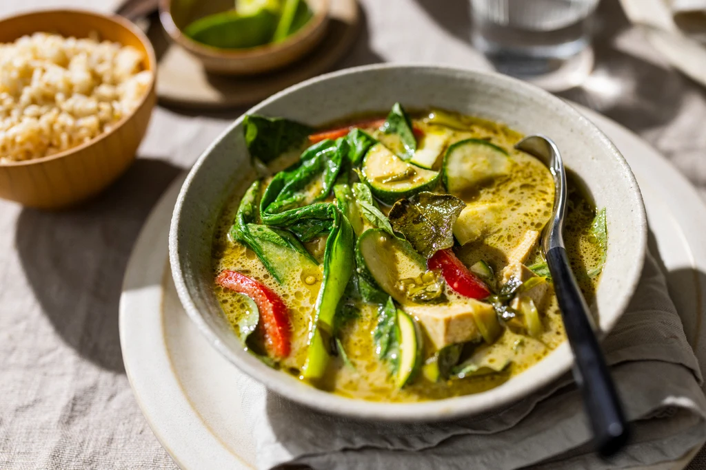 Vegan thai green curry