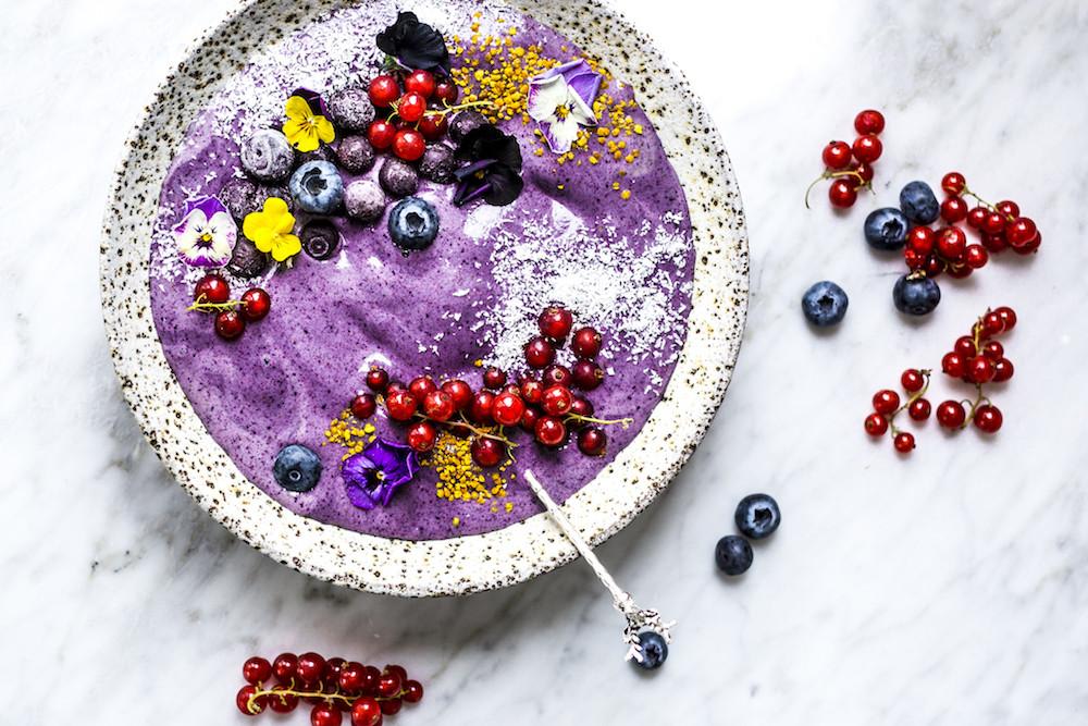 Blueberry Smoothie Bowl - The Fit Foodie - Hero image