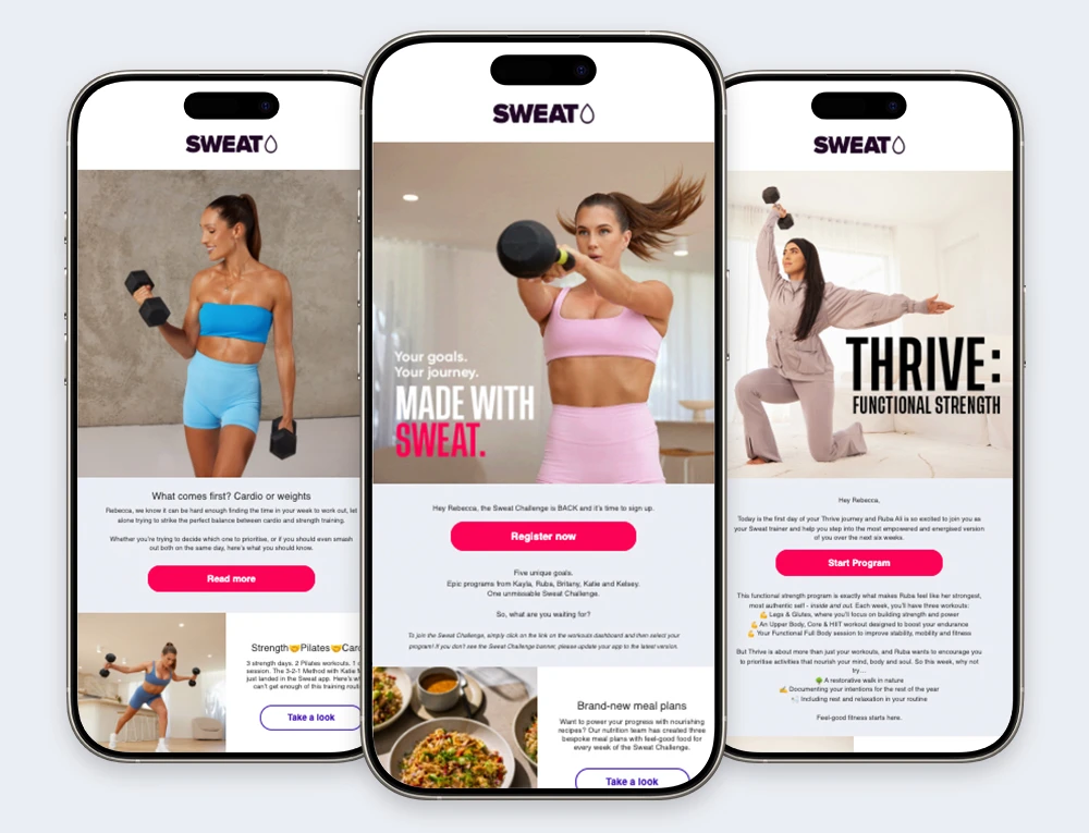 Sweat Newsletter Hero Image