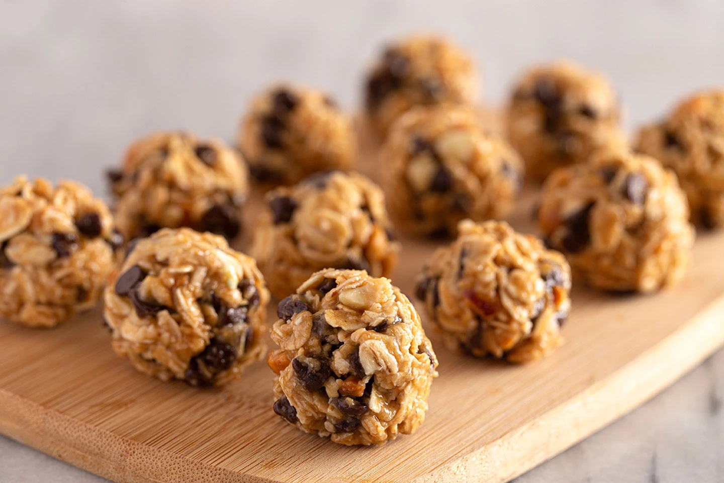 Choc Chip Tahini Protein Balls
