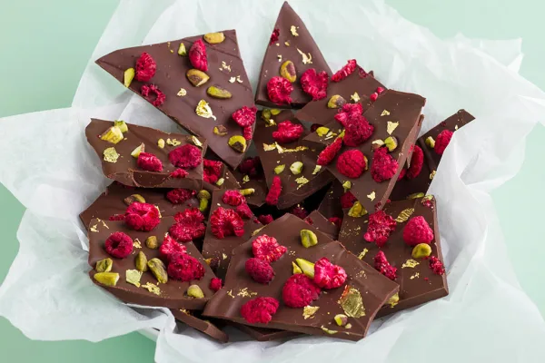 Easy 3-Ingredient Chocolate Bark Recipe - Hero image