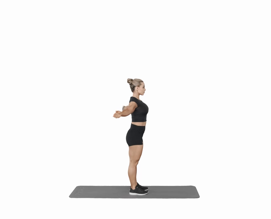 Chest Spring Out Chest Opening Stretch - Sweat