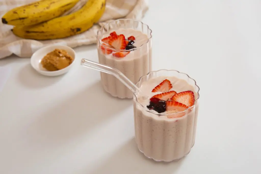 Peanut butter jelly smoothie