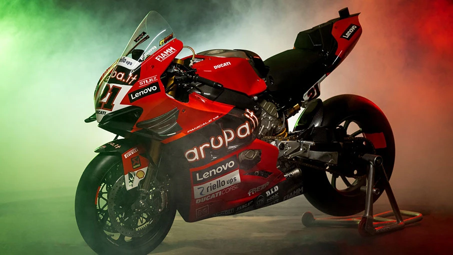 Aruba.it Racing - Ducatiチーム、2022年のスーパーバイク世界選手権（SBK）シーズンを戦うドゥカティ・パニガーレV4  Rの新しいカラーリングを発表