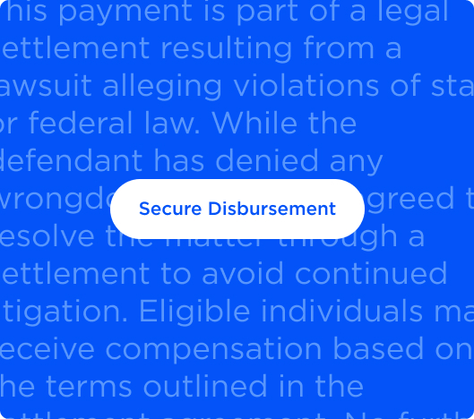 Class Action Settlements