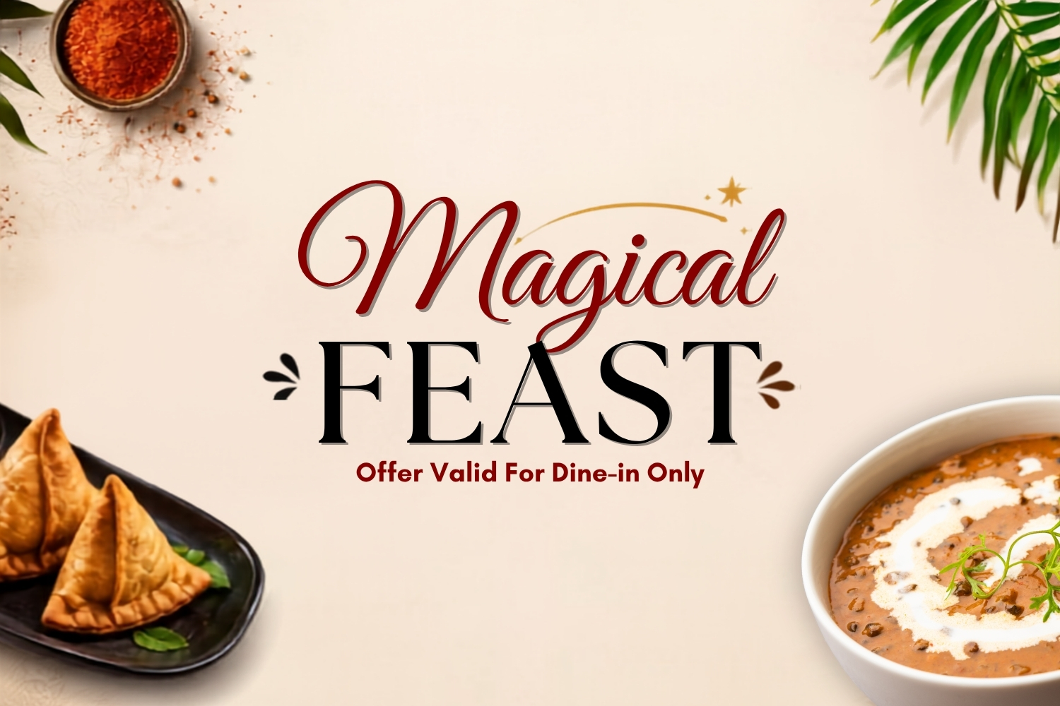 Enjoy a Complete Magical Feast for $19.99