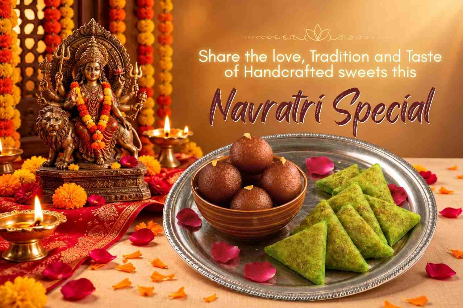 Celebrate Navratri with 15% OFF Festive Sweets in Grapevine