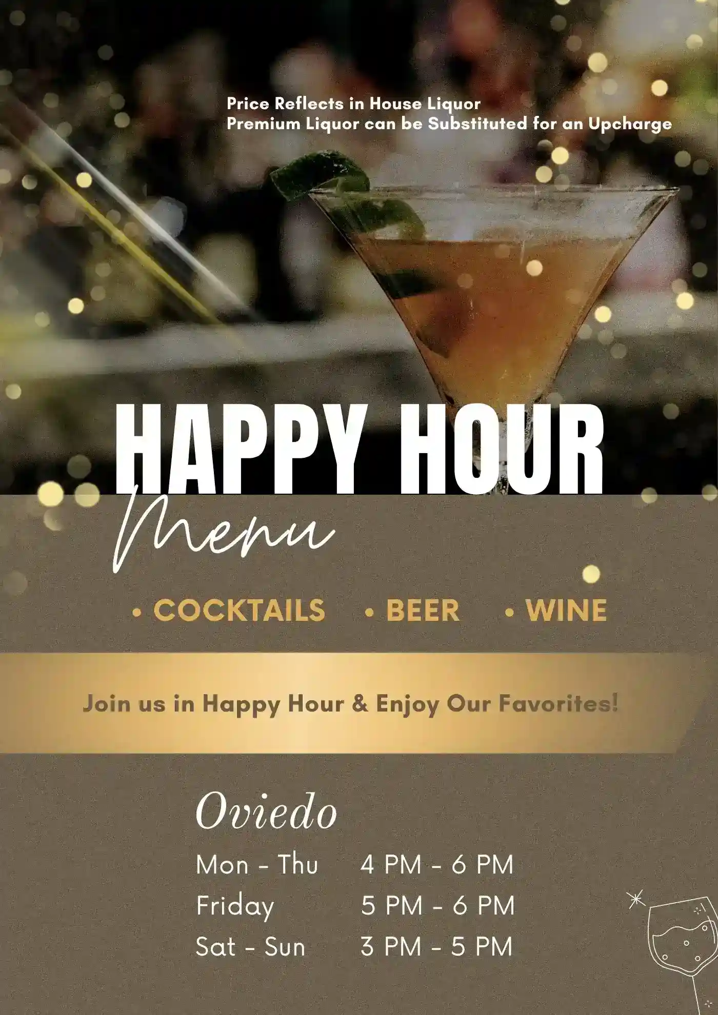 Happy Hour Menu