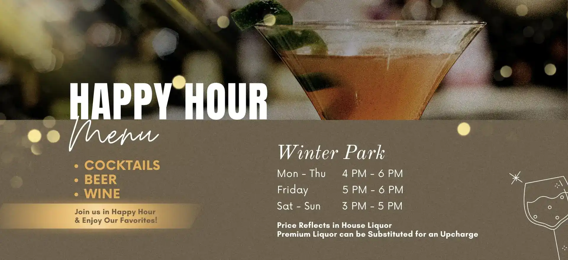 Happy Hour Winter Park
