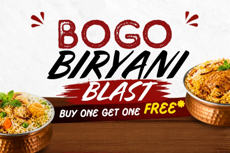 BOGO Biryani Blast – Buy 1 Get 1 FREE!