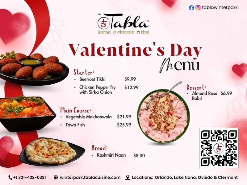 Valentine’s Day Restaurants Winter Park
