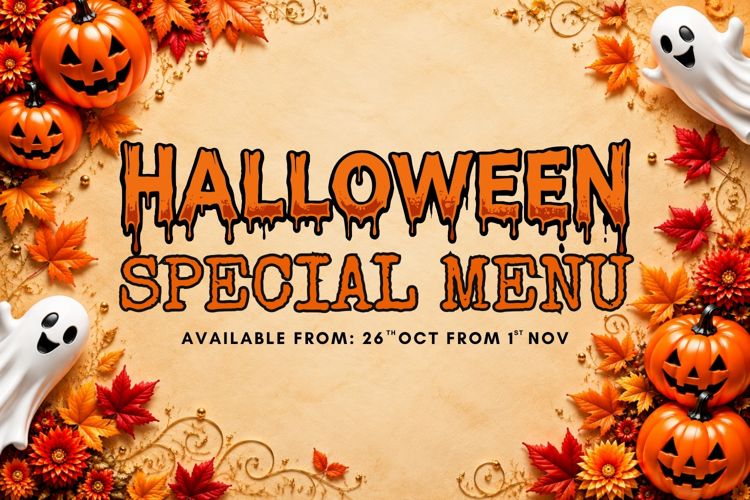 Enjoy Tabla Orlando’s Halloween Special Menu This Season