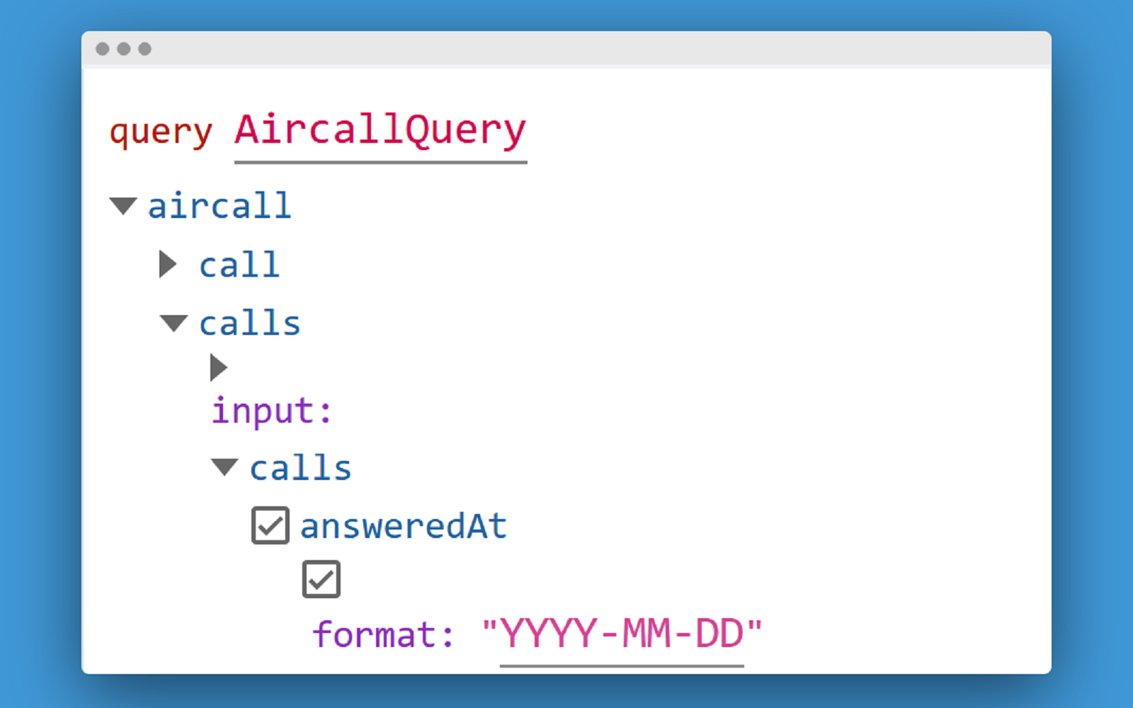Click and build queries.