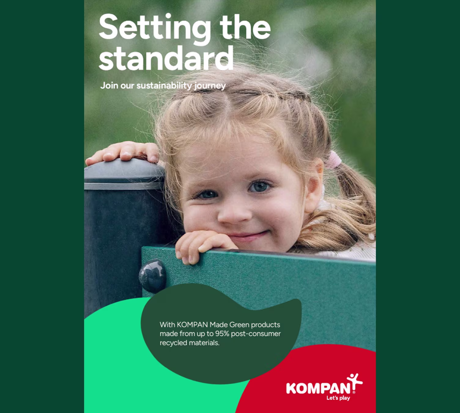 KOMPAN Green brochure setting the standard join our sustainability journey web