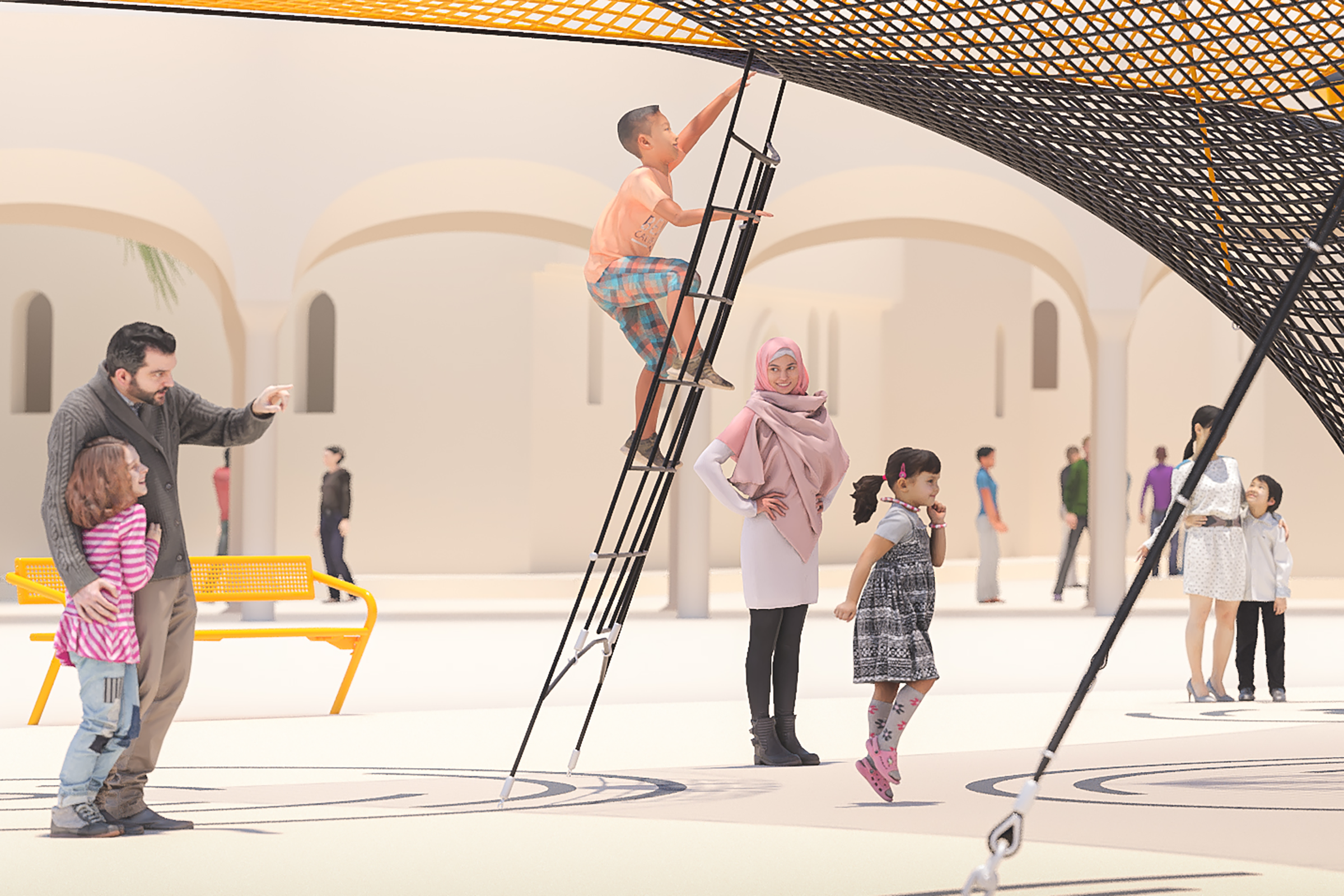 Herausfordernder Eingang