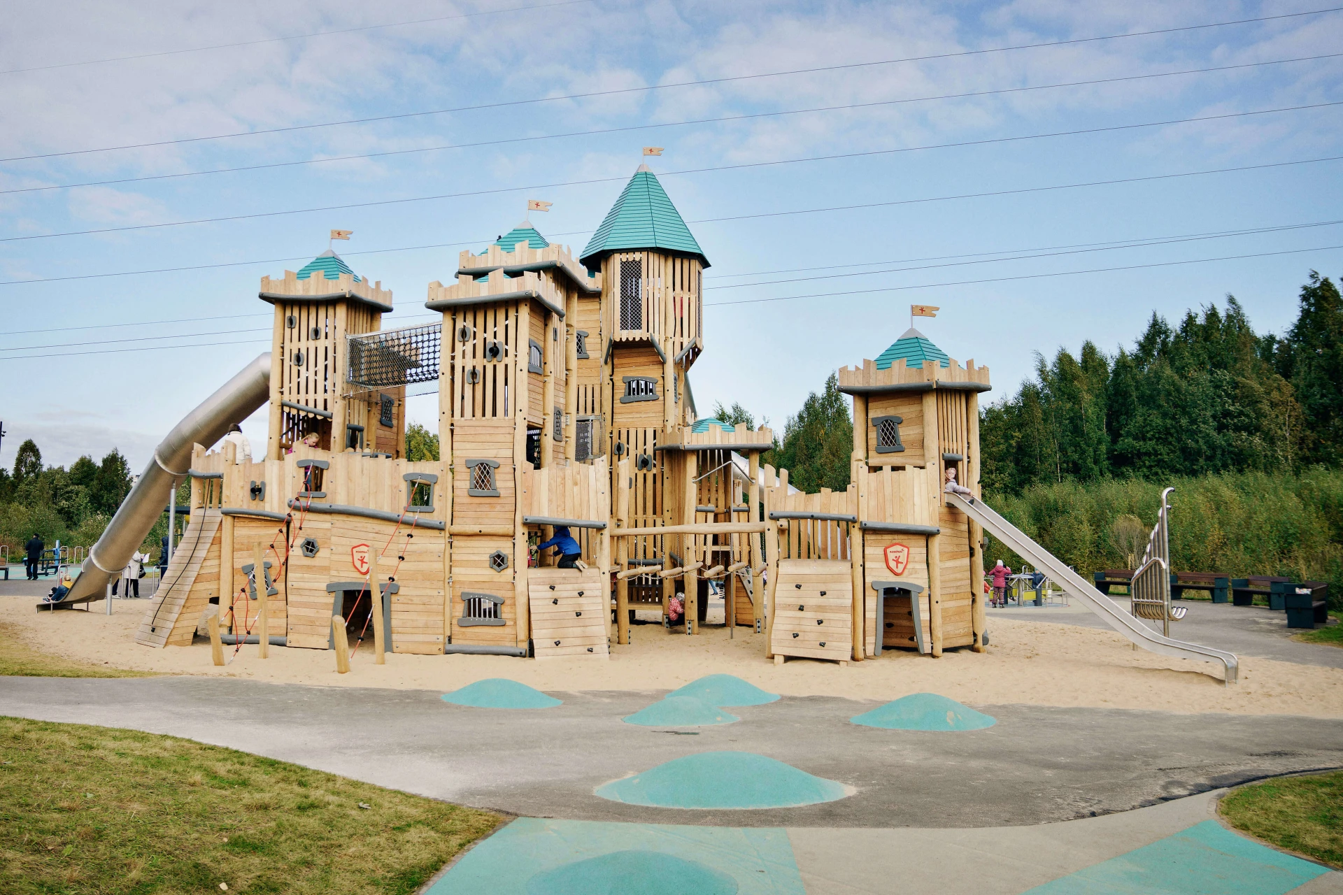 Example of a large playground