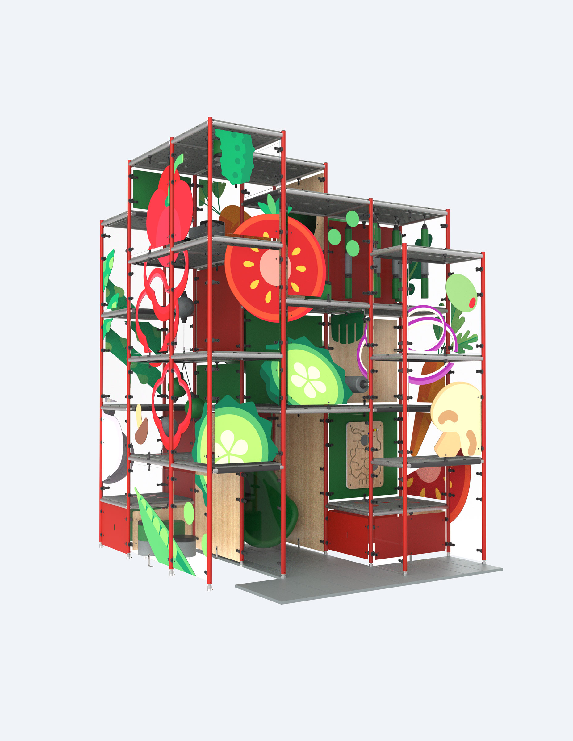 playbox indoor render greens