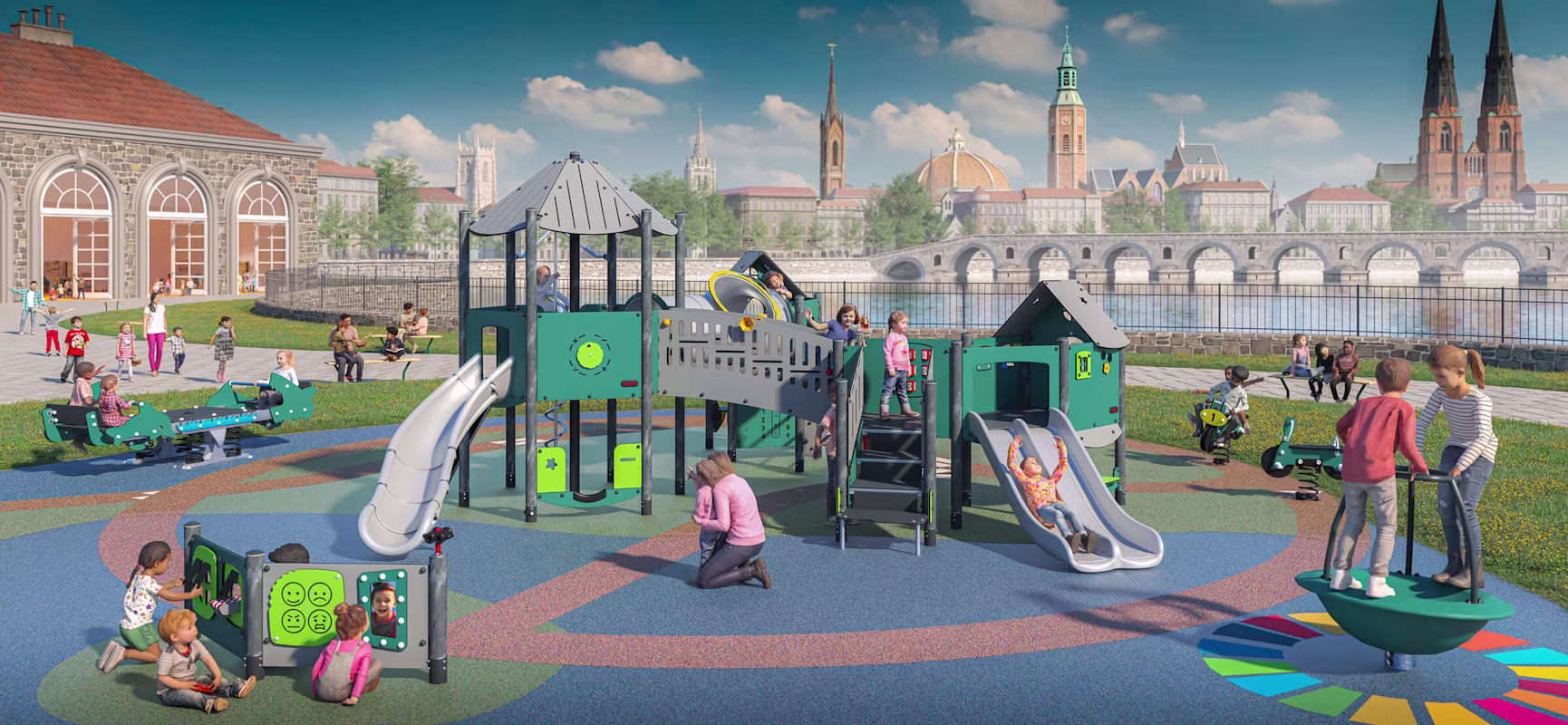 Design solution for a lower carbon emission pre-school
