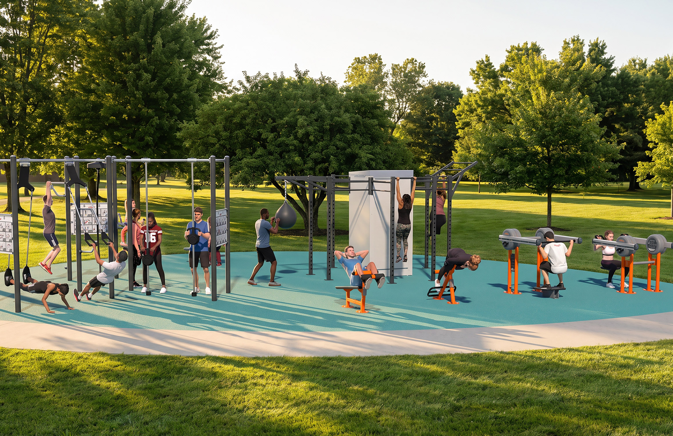 Outdoor Fitness Storage Solutions