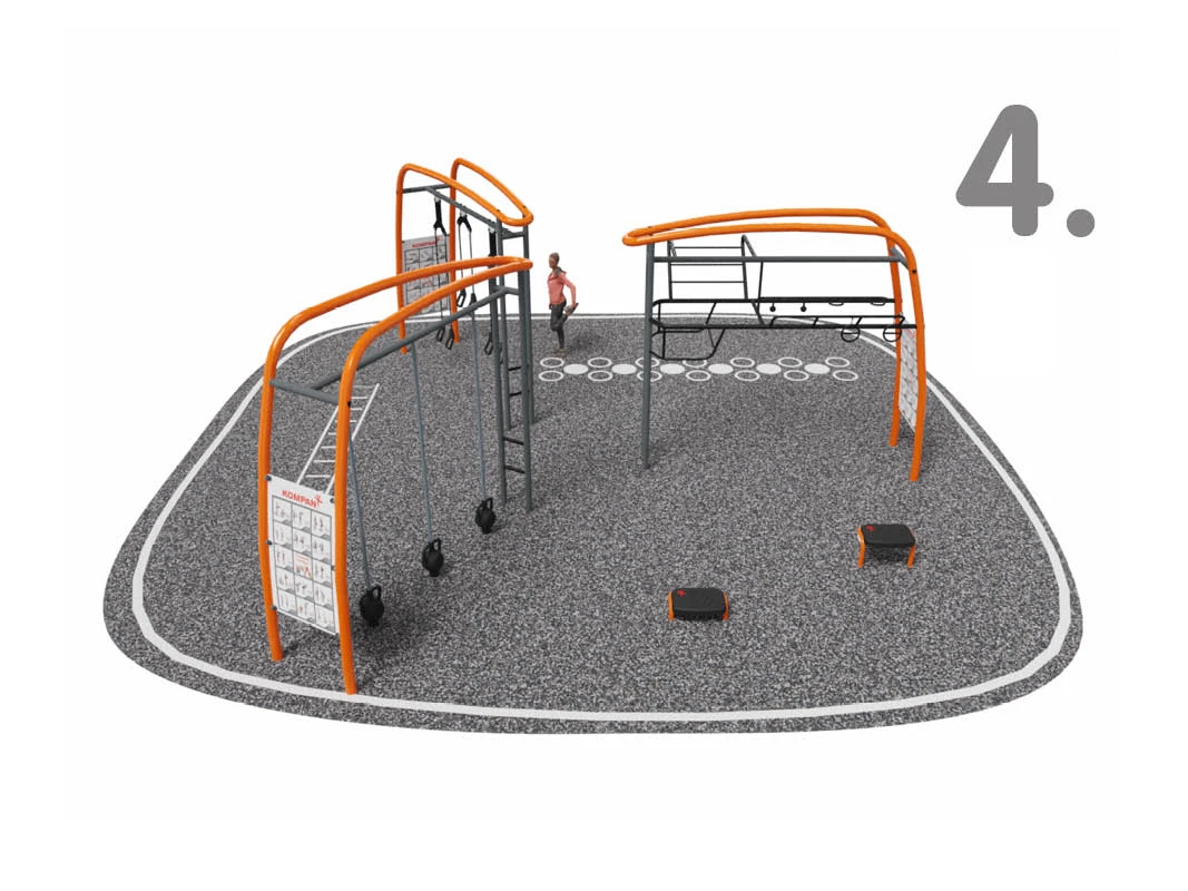 Designing Outdoor Fitness Spaces for Different Types of Users - solution 4