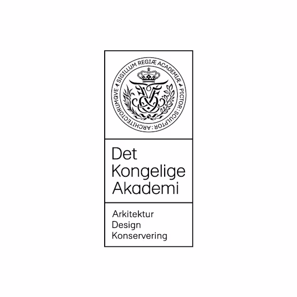 Det Kongelige Akademi Sort Logo RGB 6 DK
