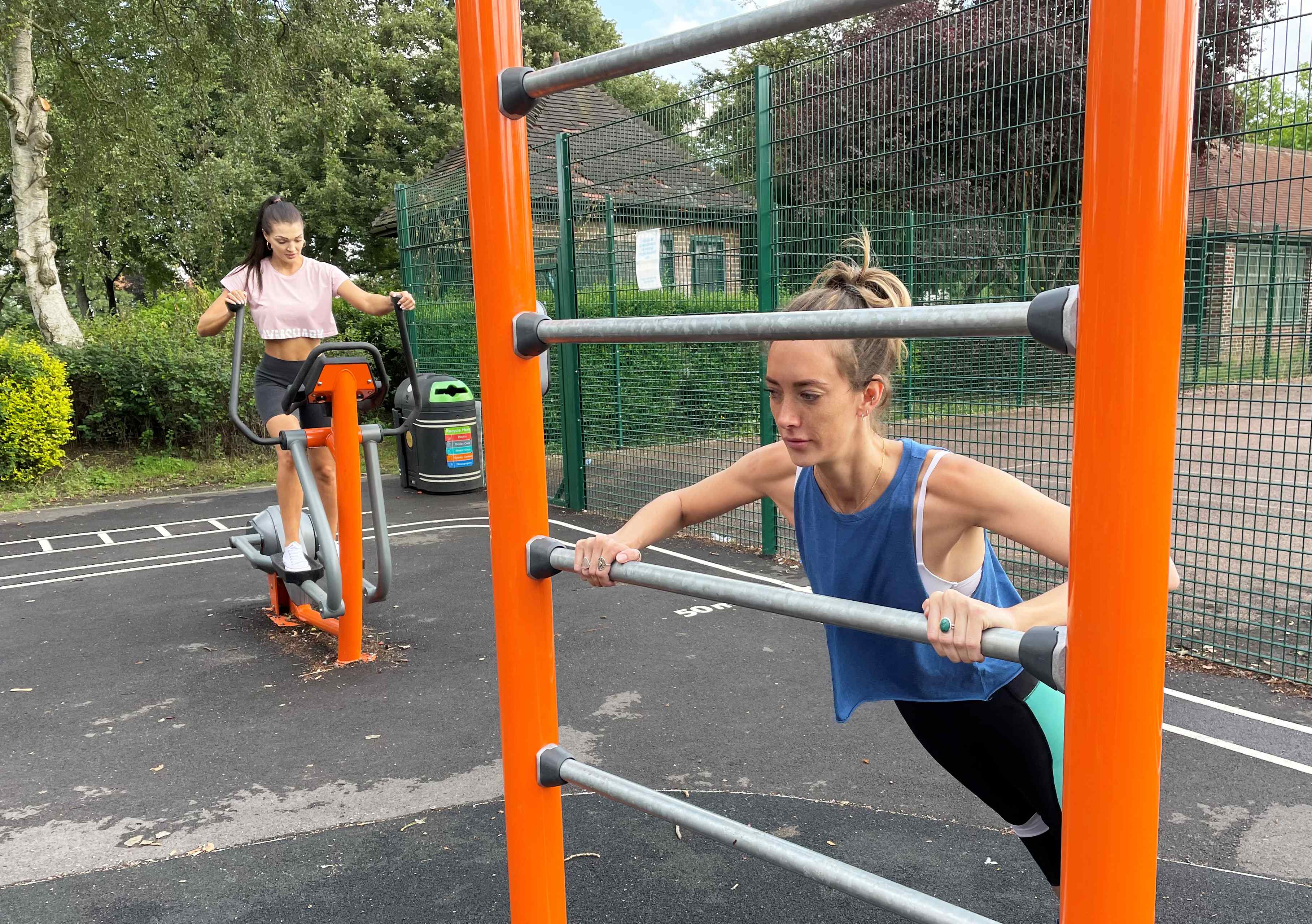 Memorial Park outdoor gym - large image