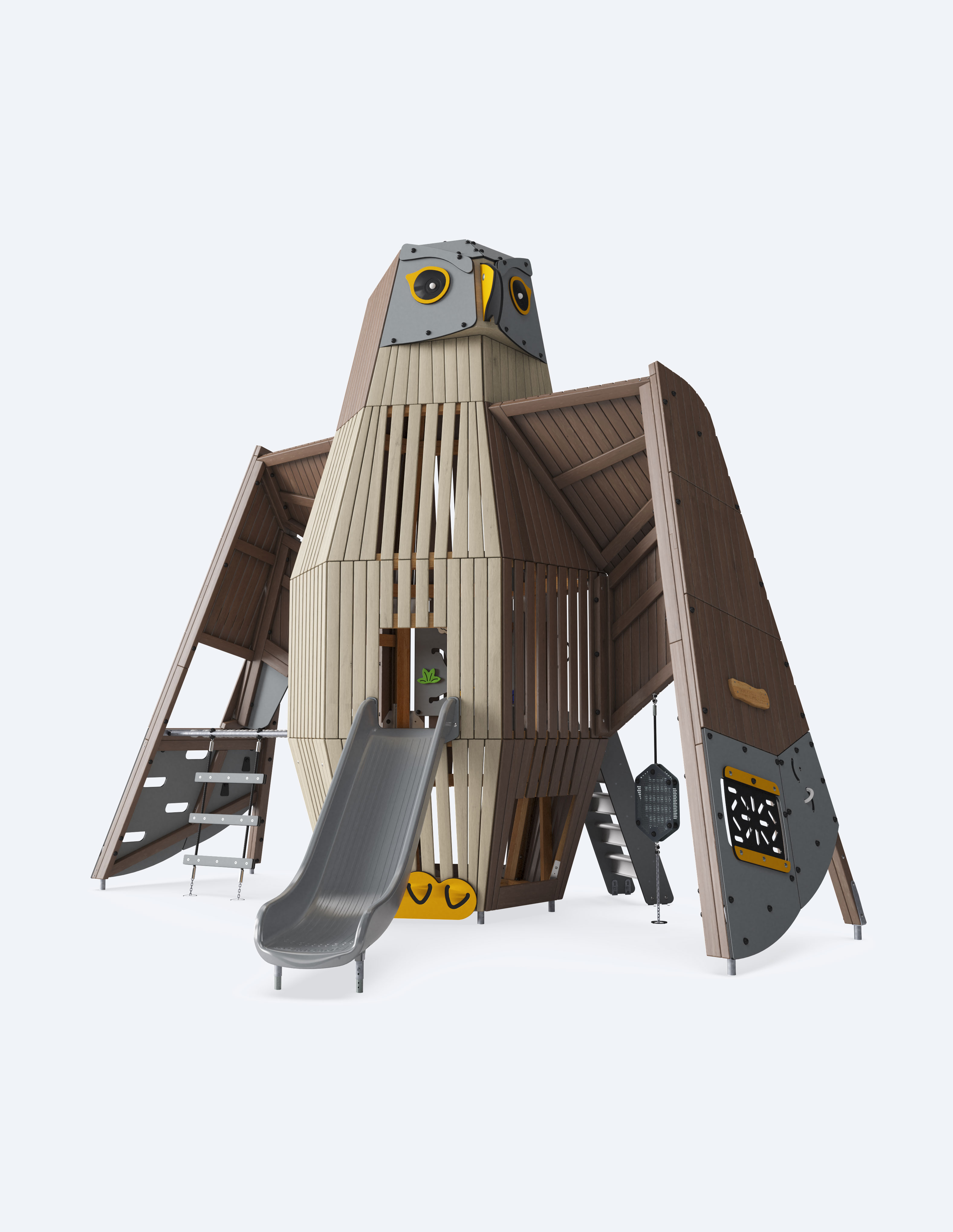 render of robinia infinity sculpture - falcon