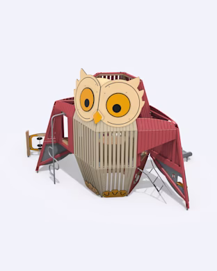 robinia-infinity-sculpture render owl